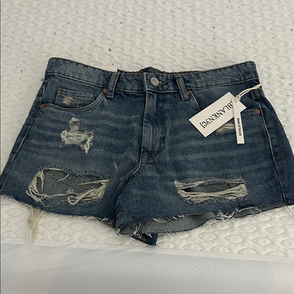 NWT Blank NYC The Barrow Vintage High Rise Jean Short